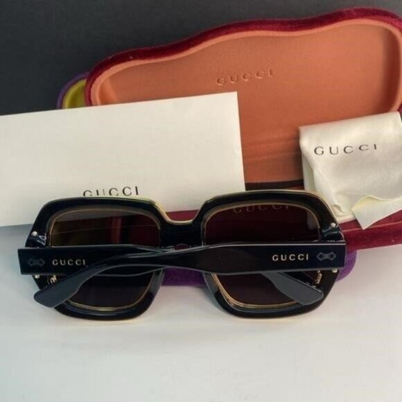 💯- New Authentic GG1064s 002 GUCCI  Acetate Square Frame GG1064S Sunglasses… - Picture 12 of 15